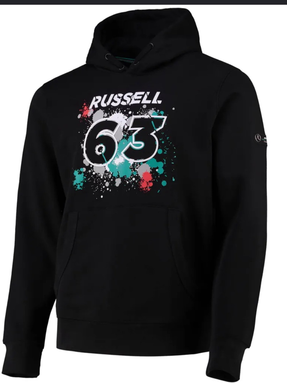 Formula 1 Russell - Mercedes AMG Petronas Black Hoodie